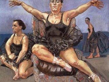 Dancing Ostriches (triptych)