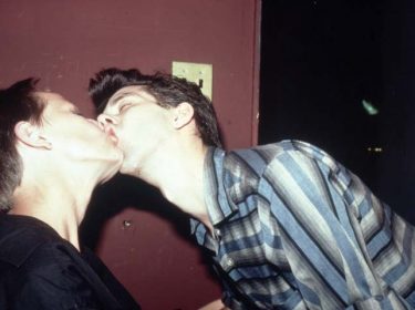 Thanksgiving (detail) Philippe H. and Suzanne kissing at Euthanasia, NYC, 1980