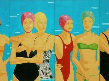 Eleuthera, panel 1: Patti and Martha; panel 2: Milly and Sally; panel 3: Susan and Eileen; panel 4: Liz and Rose