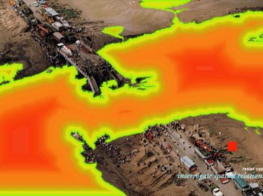 We joked that under the pavings stones there was gold