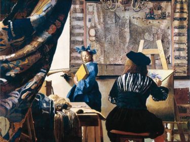 Vermeer, Portrait of the Artist in His Studio