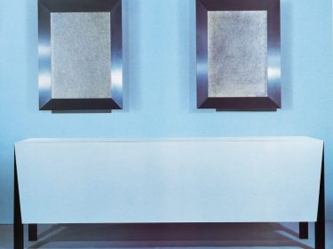 Long Table with Two Pictures